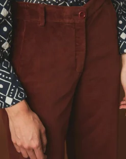 Femme Hartford Pantalons^Pantalon en Velours Perfect cacao