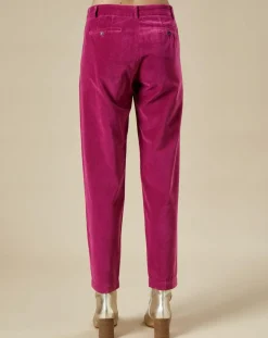 Pantalon en Velours Perfect magenta-Hartford Best
