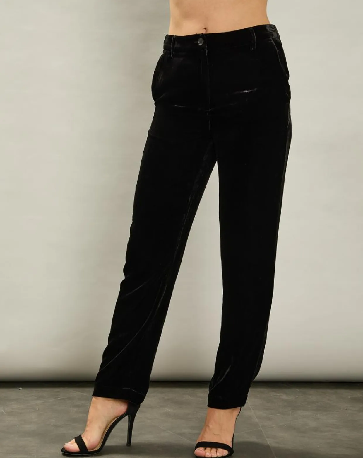 Femme Hartford Pantalons^Pantalon en Velours Pietra noir