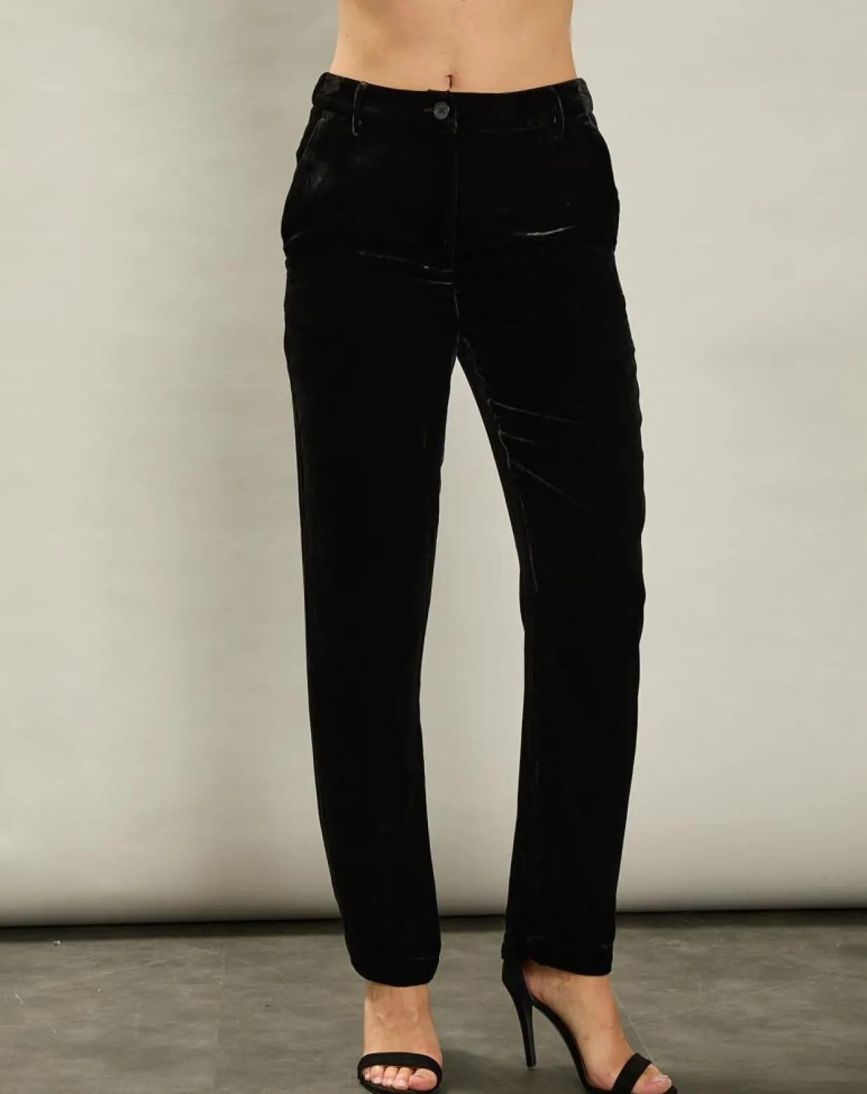 Femme Hartford Pantalons^Pantalon en Velours Pietra noir