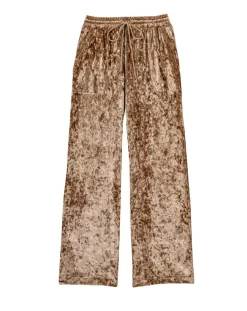 Femme Le Chat Pantalons^Pantalon en velours Platine doré