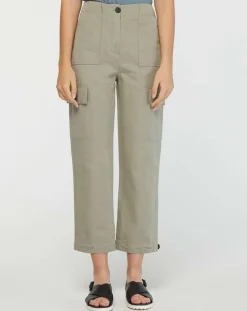 Pantalon Eprise kaki clair-Galeries Lafayette