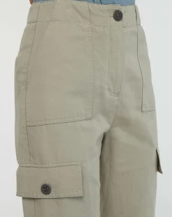 Pantalon Eprise kaki clair-Galeries Lafayette