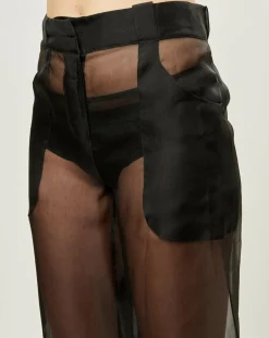 Femme La Perla Pantalons^Pantalon Esprit d'Atelier 100% Soie noir
