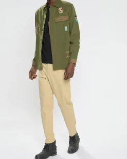 Pantalon Fave-Chino Coton Organic beige-Scotch & Soda Outlet