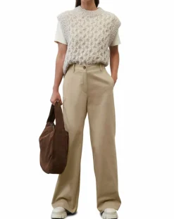 Pantalon flare beige-Marc O'Polo Online