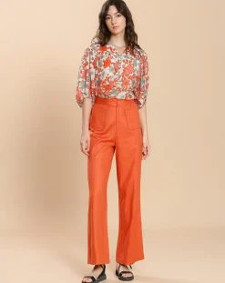 Femme The Korner Pantalons^Pantalon Félicie orange