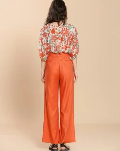 Femme The Korner Pantalons^Pantalon Félicie orange