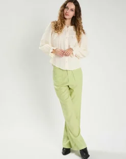 Pantalon Félicie vert-The Korner New