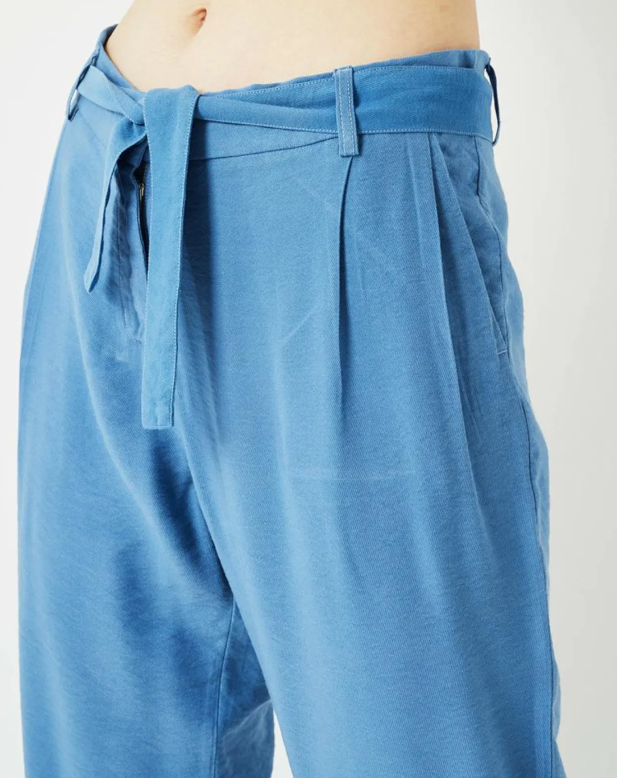 Pantalon fluide Cado bleu-Cuisse de Grenouille Discount