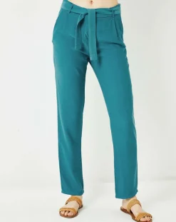 Femme Cuisse de Grenouille Pantalons^Pantalon fluide Cado turquoise