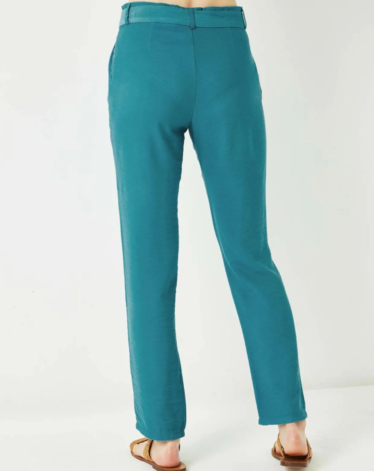 Femme Cuisse de Grenouille Pantalons^Pantalon fluide Cado turquoise