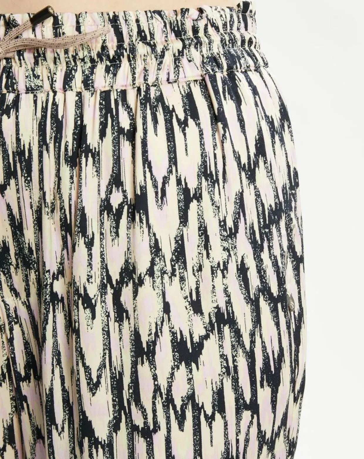 Pantalon fluide Nina rose/écru/noir-Scotch & Soda Discount