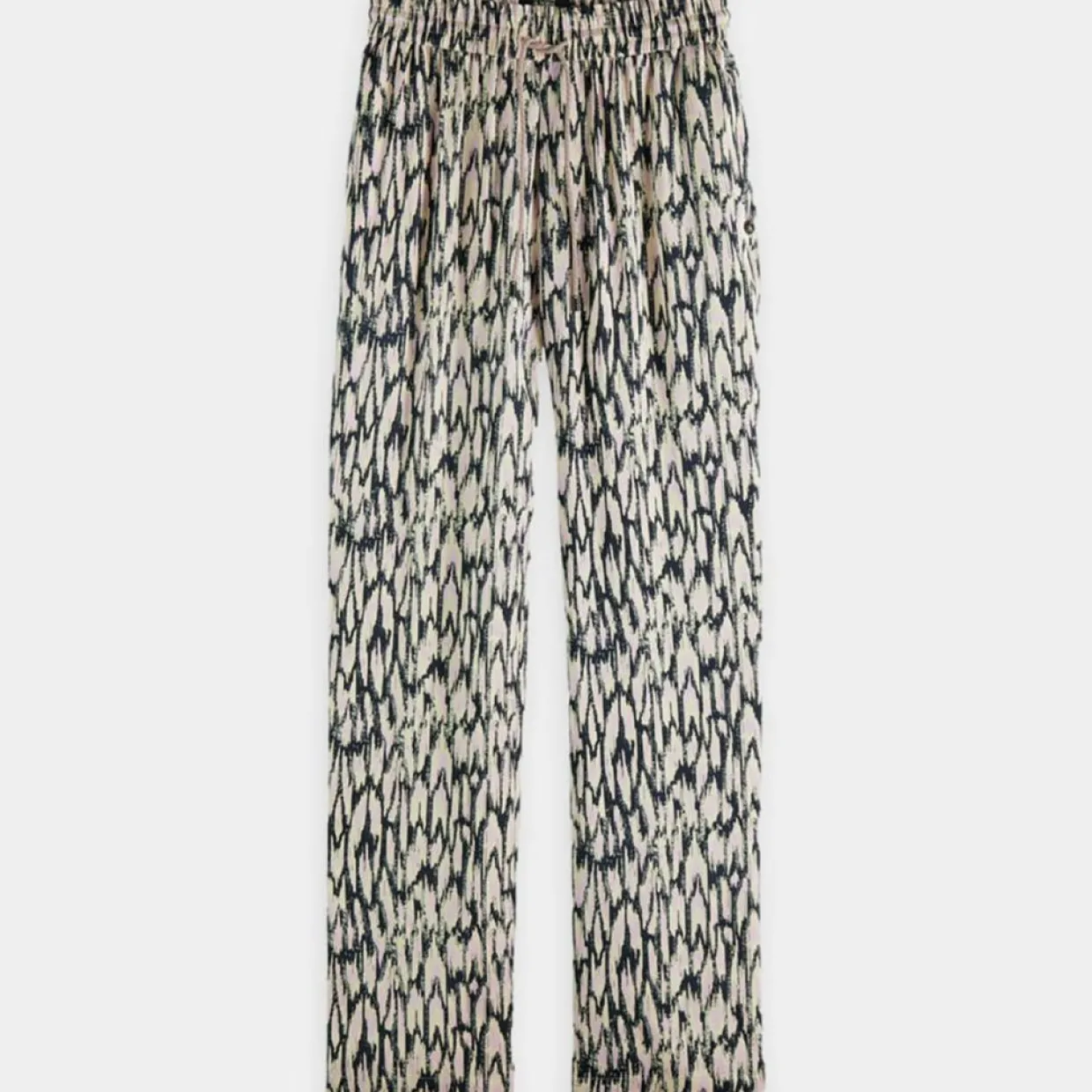 Pantalon fluide Nina rose/écru/noir-Scotch & Soda Discount