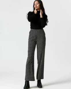 Pantalon Gabrielle noir-The Korner Online