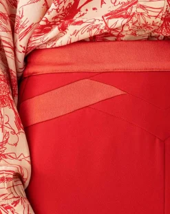 Femme Bleu Blanc Rouge Pantalons^Pantalon Jodie terre de sienne