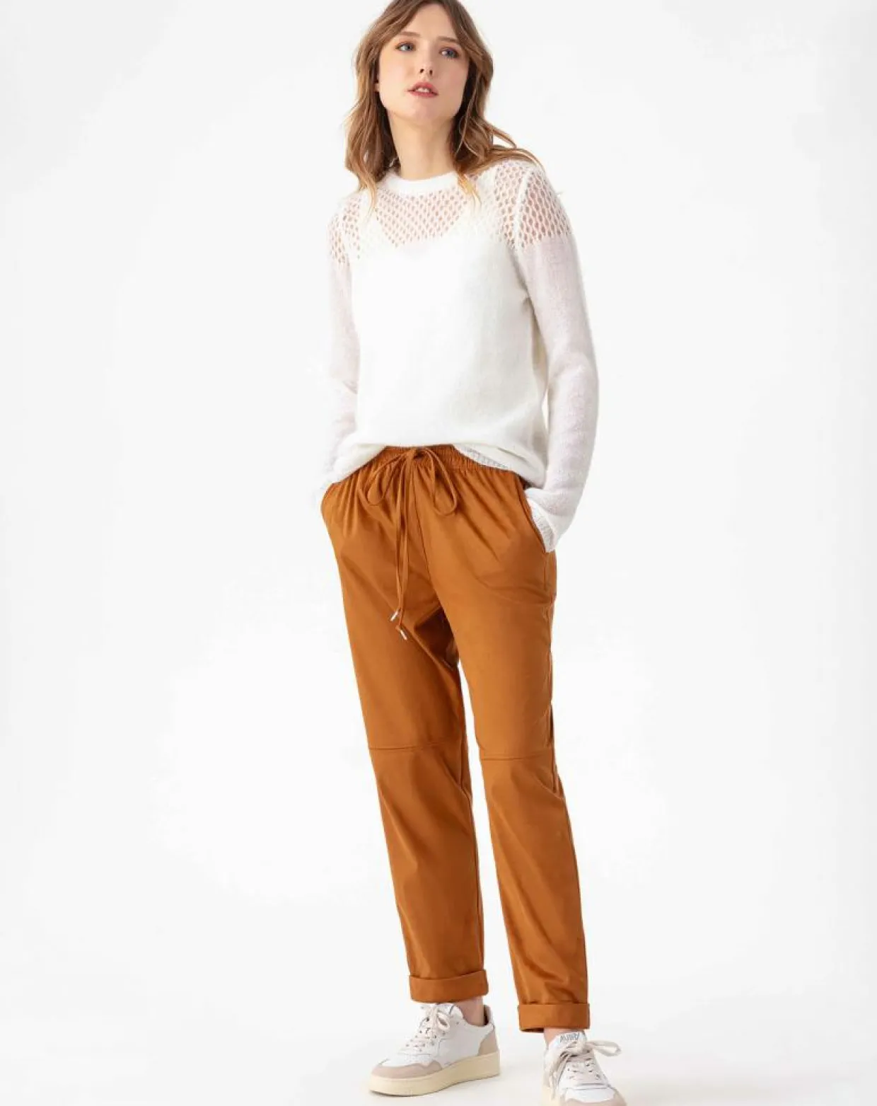 Pantalon Jules tabac-Indies Outlet