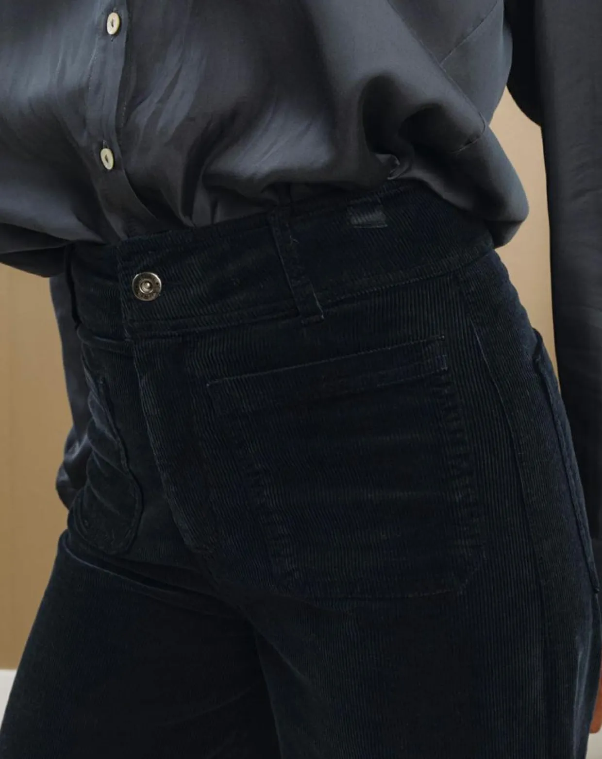 Pantalon jupe-culotte Cloé nuit-Lauren Vidal New