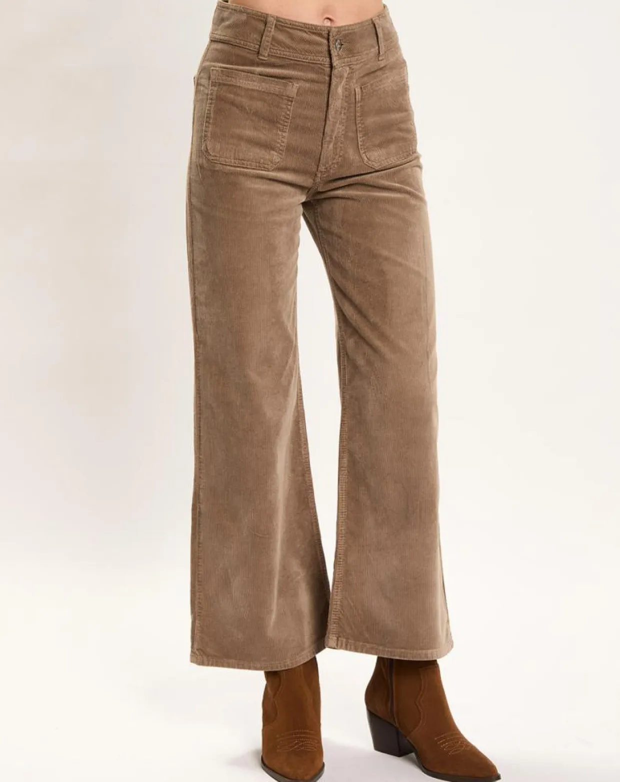 Femme Lauren Vidal Pantalons^Pantalon jupe-culotte Cloé seigle