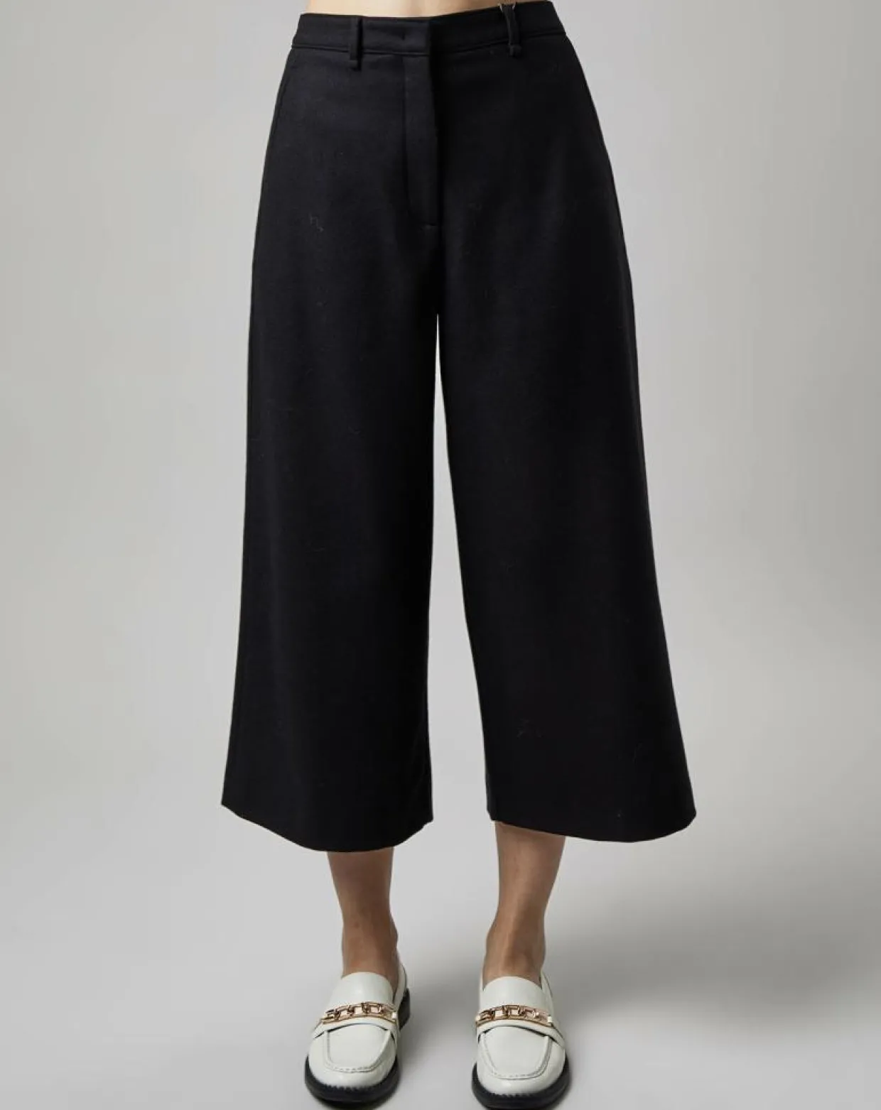 Femme Marc O'Polo Pantalons^Pantalon jupe-culotte en Laine mélangée noir