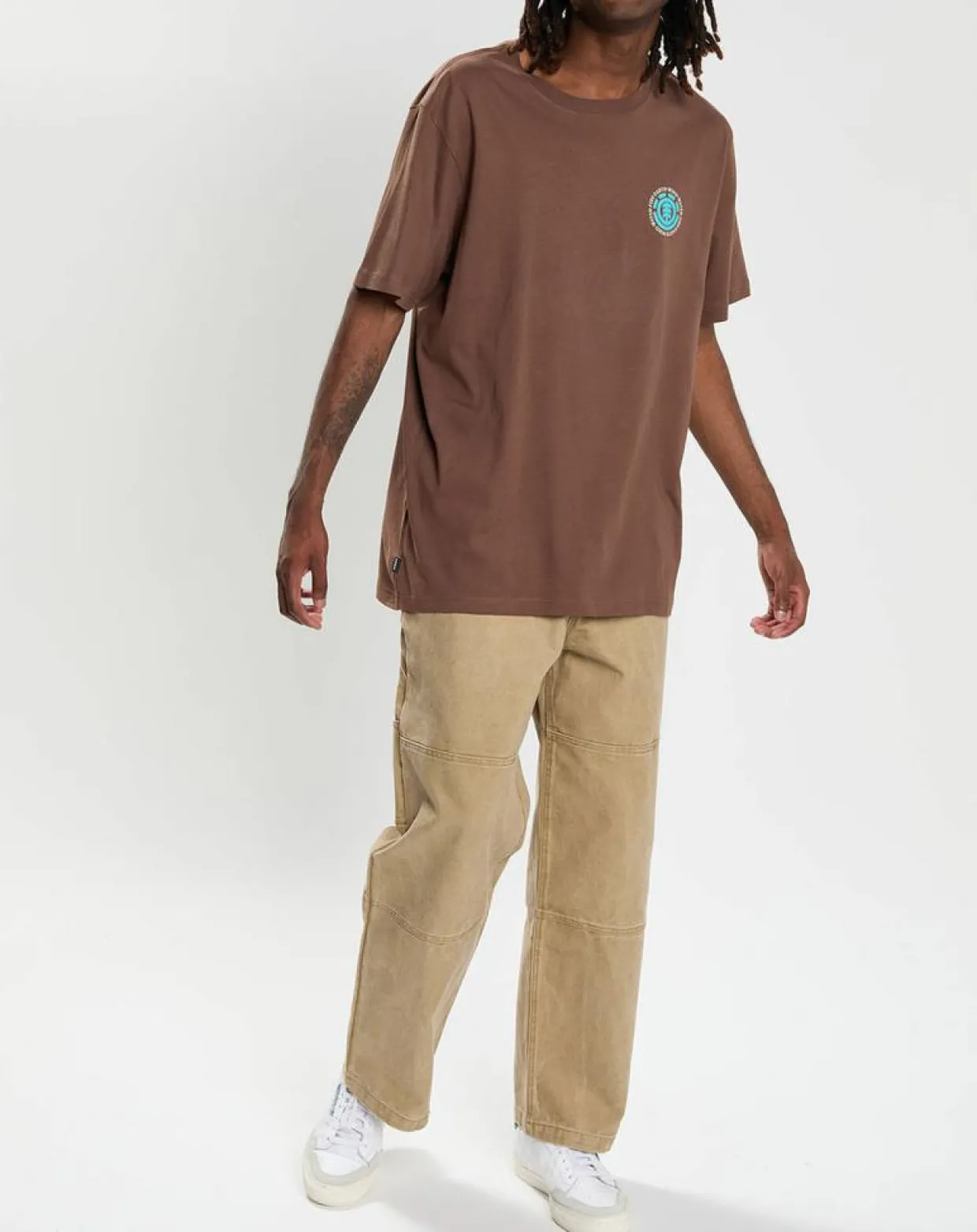 Pantalon large Carpenter Canvas beige-Element Clearance