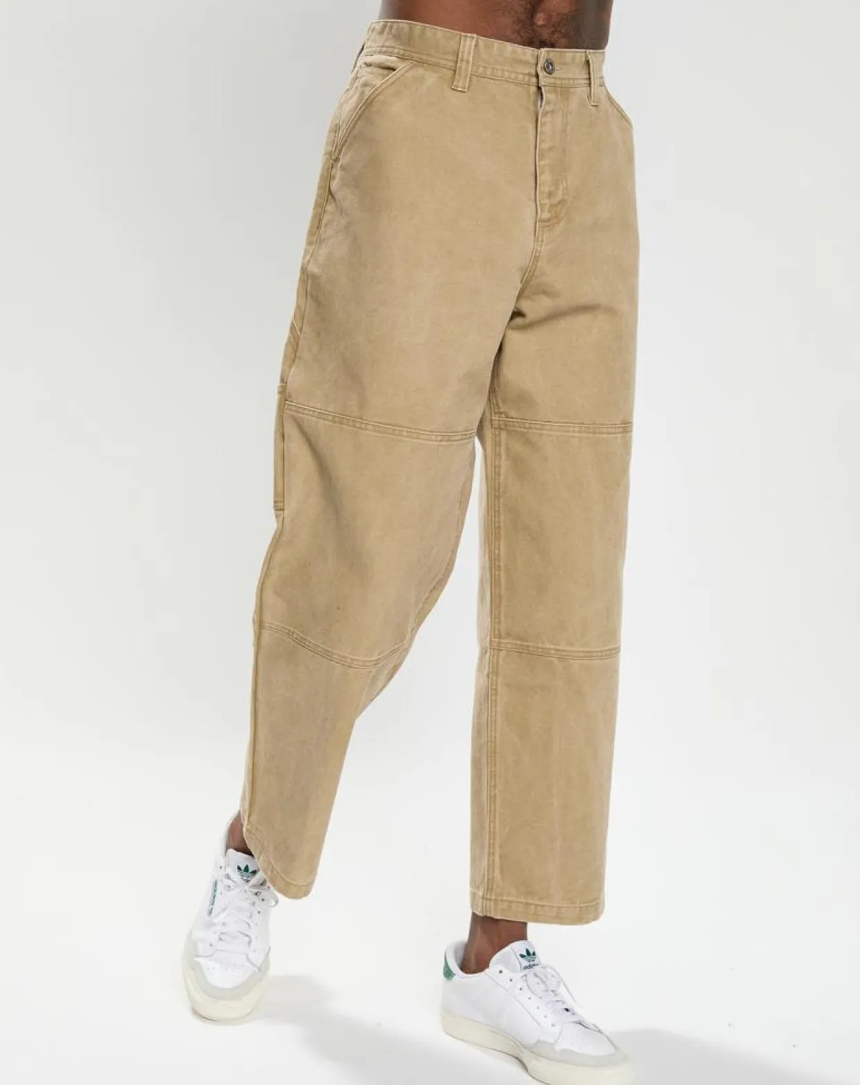 Pantalon large Carpenter Canvas beige-Element Clearance