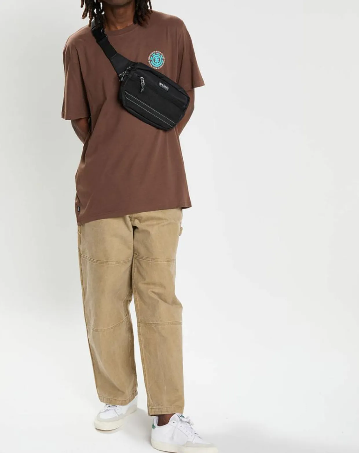 Pantalon large Carpenter Canvas beige-Element Clearance