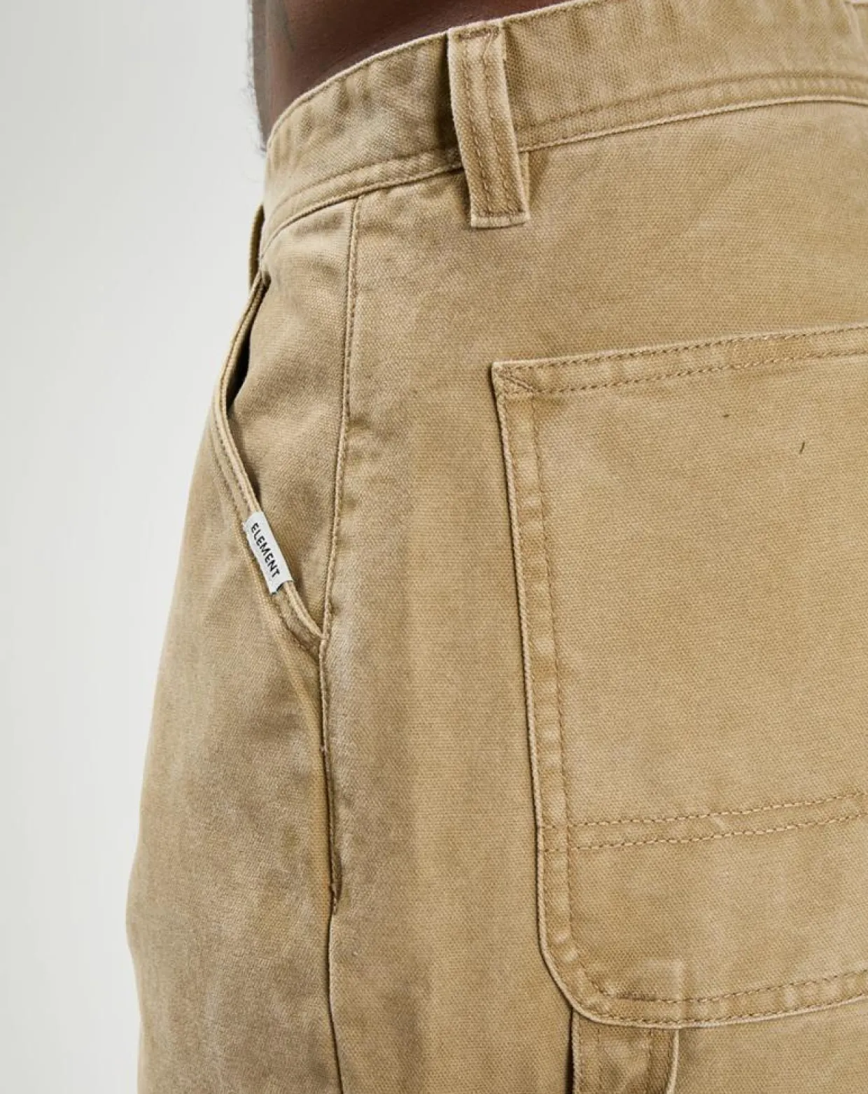 Pantalon large Carpenter Canvas beige-Element Clearance