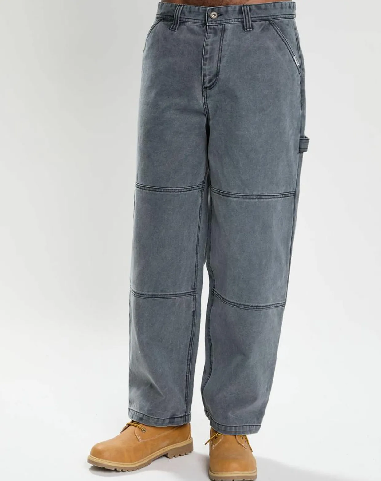 Homme Element Pantalons^Pantalon large Carpenter Canvas gris