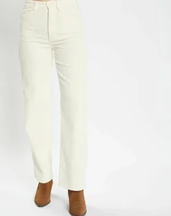 Femme Marc O'Polo Pantalons^Pantalon large corduroy écru