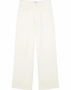 Femme Marc O'Polo Pantalons^Pantalon large corduroy écru