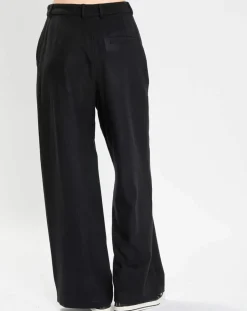 Femme Marc O'Polo Pantalons^Pantalon large en Laine mélangée noir