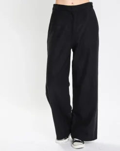 Femme Marc O'Polo Pantalons^Pantalon large en Laine mélangée noir