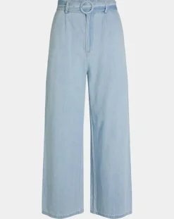 Femme Garance Paris Pantalons^Pantalon large Lucia bleu