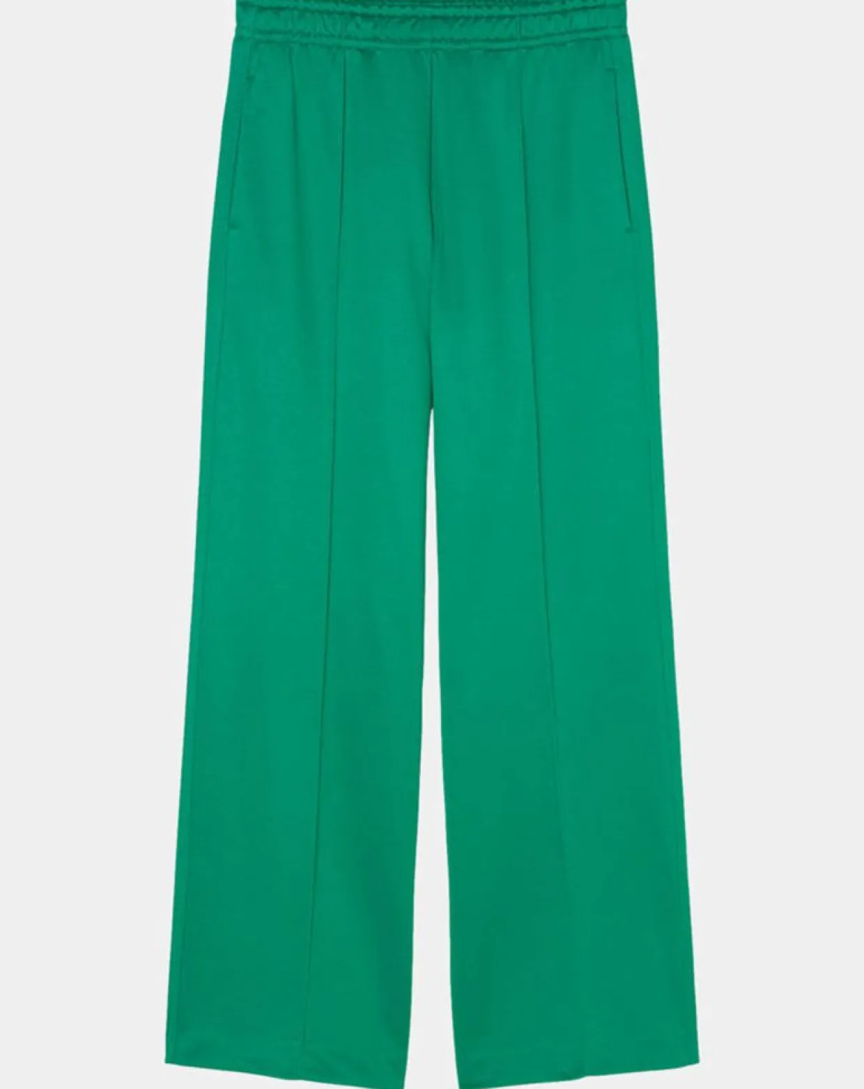 Pantalon large pinces taille élastique vert-Marc O'Polo Hot