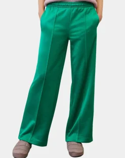 Pantalon large pinces taille élastique vert-Marc O'Polo Hot