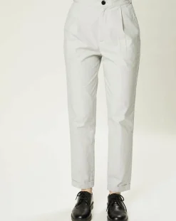 Pantalon Leno blanc/marine-Harris Wilson Sale