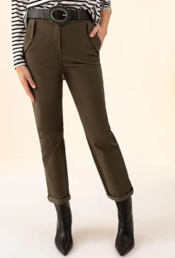 Femme Bleu Blanc Rouge Pantalons^Pantalon Livi vert