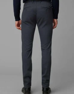 Homme Marc O'Polo Pantalons^Pantalon Malmo Smart Rayé bleu marine