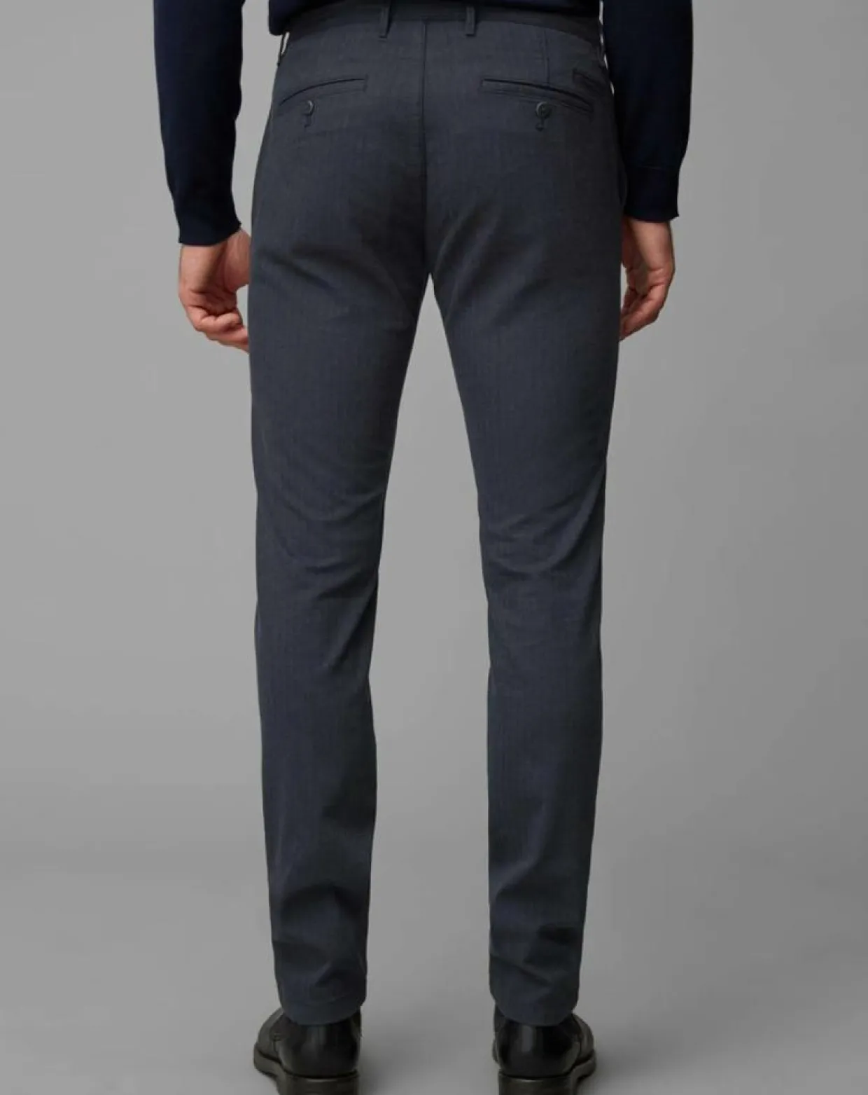 Homme Marc O'Polo Pantalons^Pantalon Malmo Smart Rayé bleu marine
