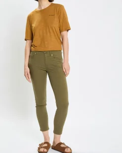 Pantalon Mavas en Coton Bio kaki-Marc O'Polo Hot