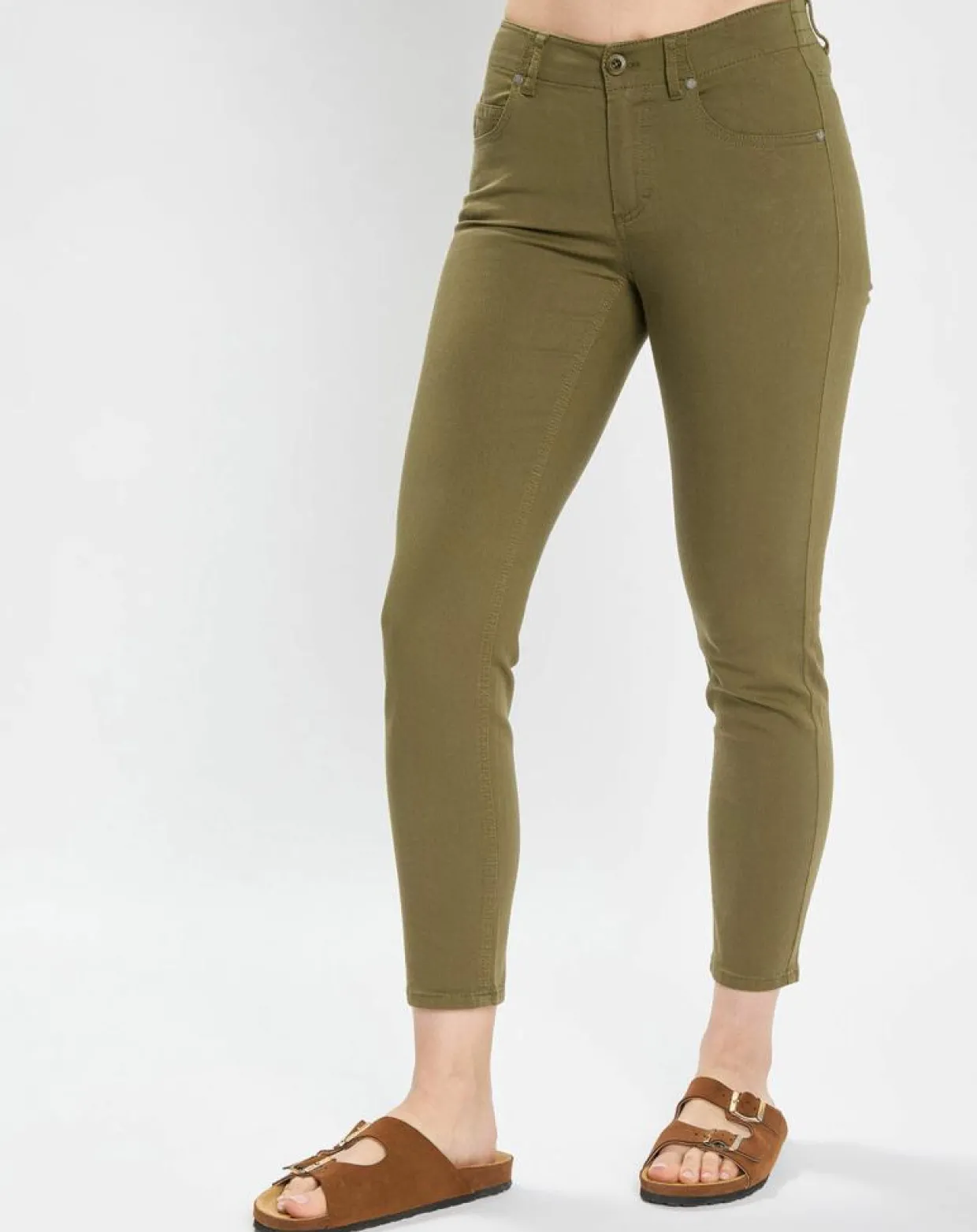 Pantalon Mavas en Coton Bio kaki-Marc O'Polo Hot