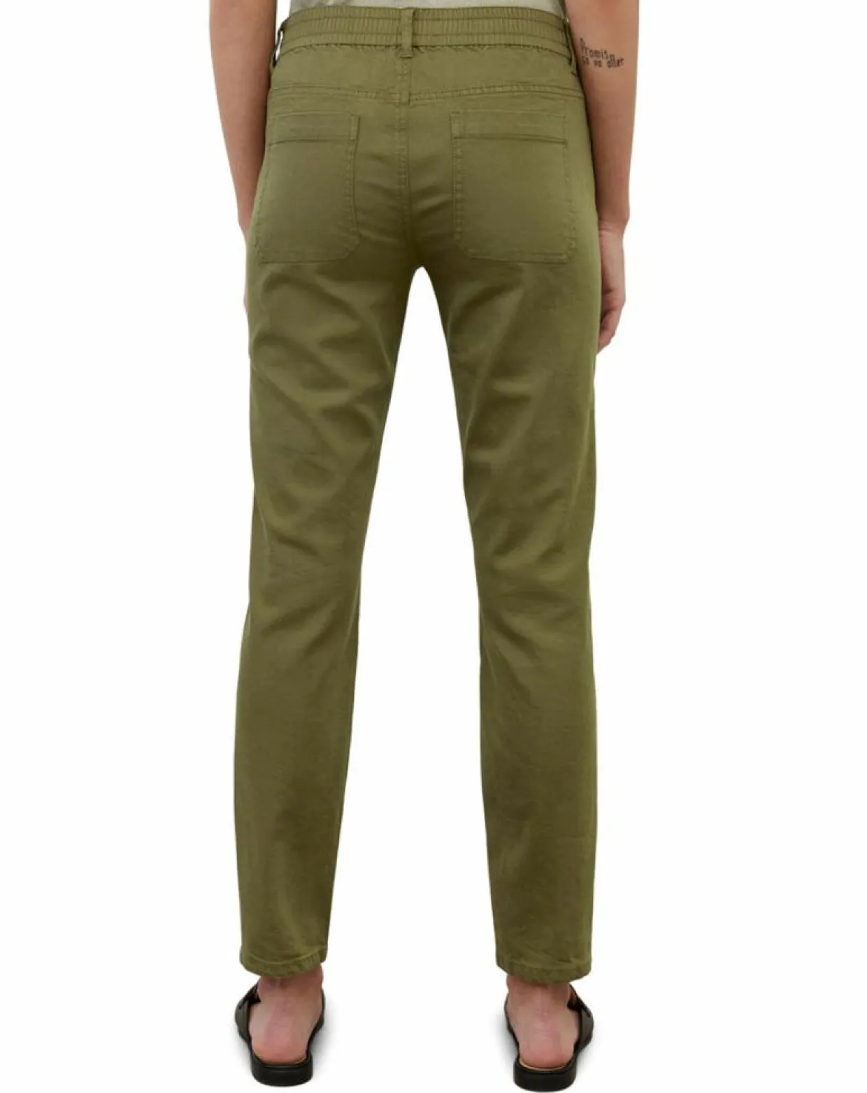 Pantalon Mavas en Coton Bio kaki-Marc O'Polo Hot