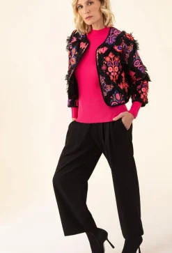 Femme Bleu Blanc Rouge Pantalons^Pantalon Melanie noir