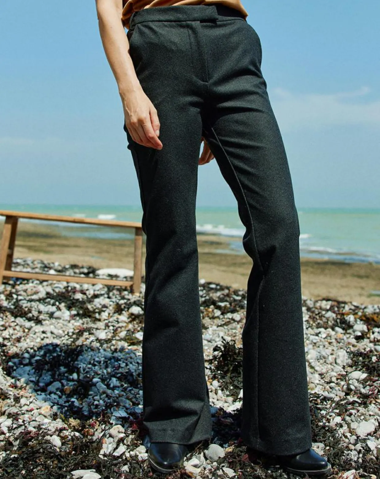 Femme Lauren Vidal Pantalons^Pantalon Mila anthracite