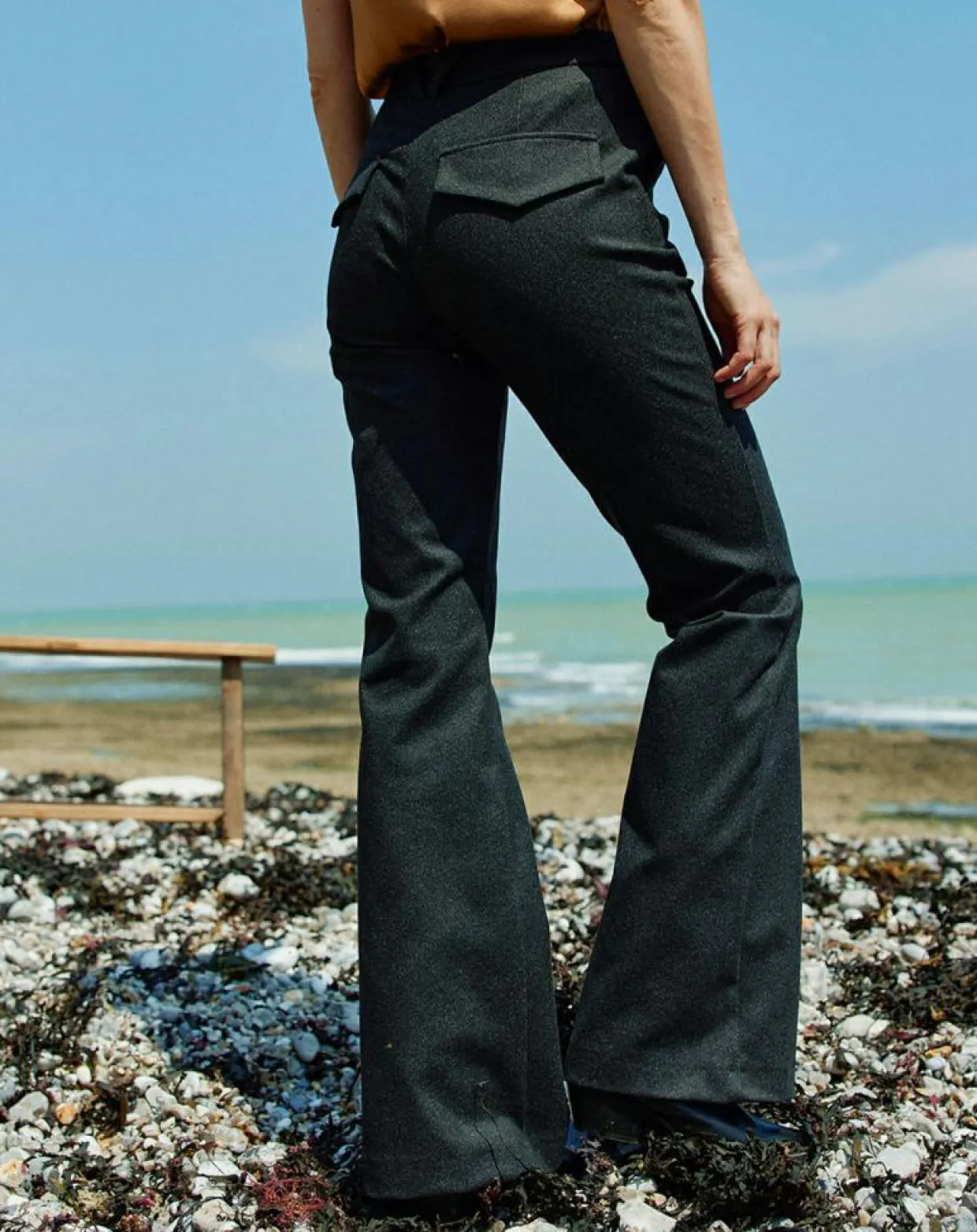 Femme Lauren Vidal Pantalons^Pantalon Mila anthracite