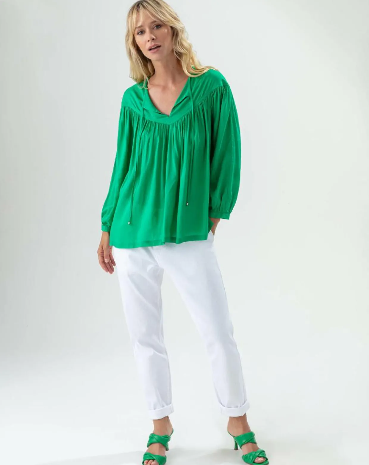 Pantalon Naomi blanc-Indies