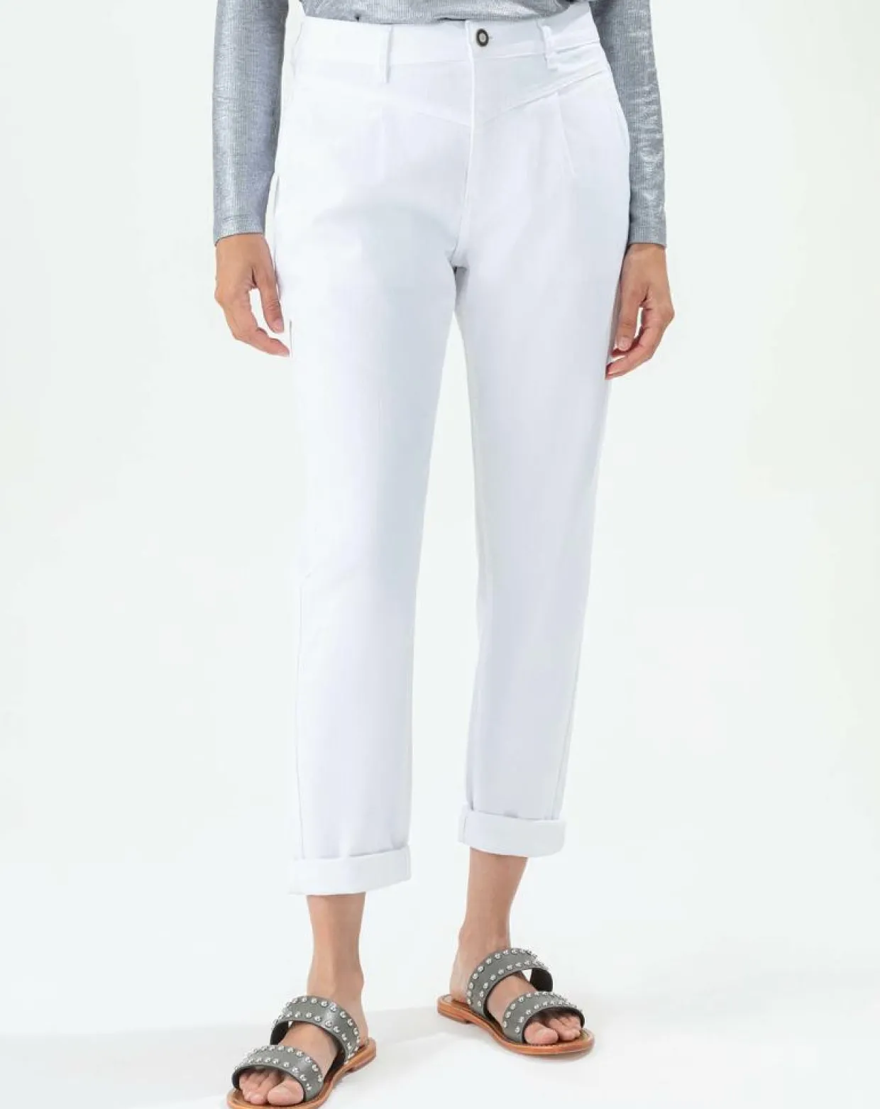 Pantalon Naomi blanc-Indies