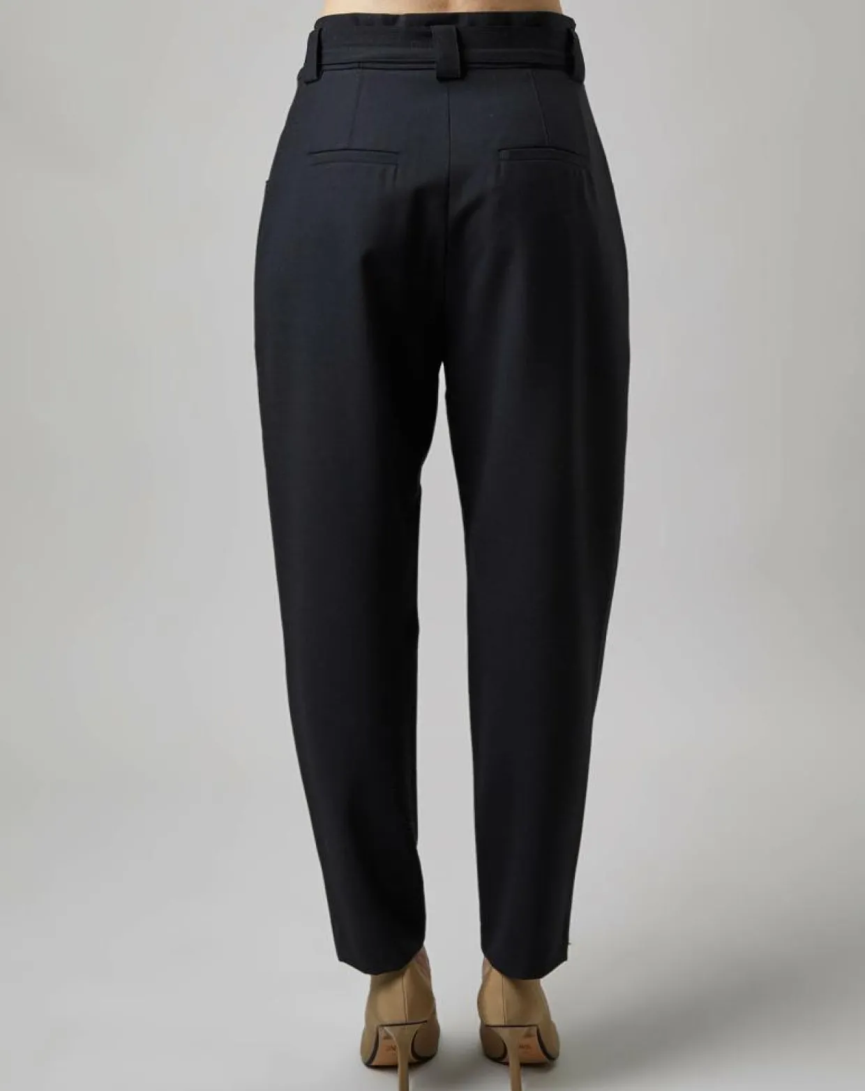 Pantalon Paper Bag noir-Marc O'Polo Discount