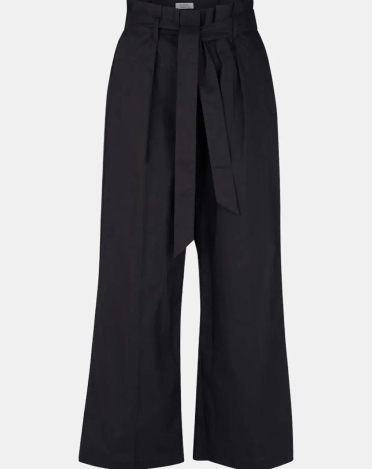 Femme Galeries Lafayette Pantalons^Pantalon paperbag en Coton Gregoria bleu marine